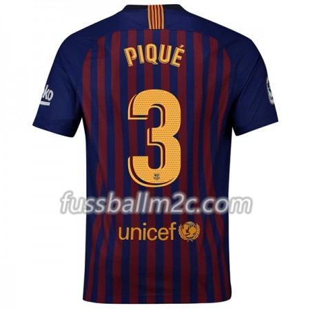 Fußballtrikots FC Barcelona Pique 3 Heim Trikotsatz 2018-2019